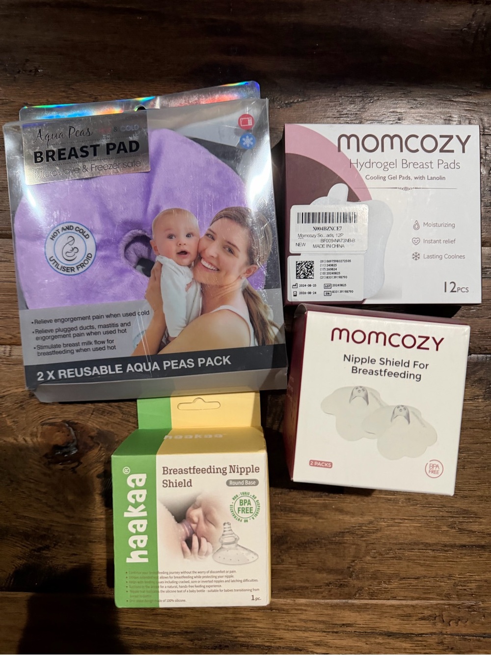 Momcozy Hydro Breast Pads Nipple Shield Haakaa 20mm bundle